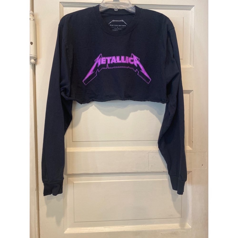 Metallica Crop Top